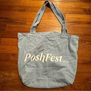PoshFest 2024 Blue Tote Bag